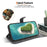 For iPhone 18 Pro Max / 17 Pro Max Leather Case Stand Wallet Pattern Printing Phone Cover with Wrist Strap - Bookshelf - 3