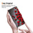 For iPhone 16 Plus Leather Case Stand Wallet Pattern Printing Phone Cover with Wrist Strap - Red Rose - 5