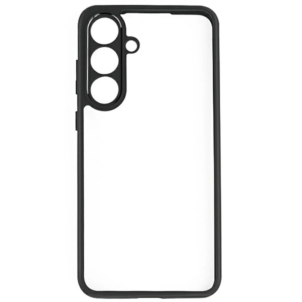 For Samsung Galaxy S25 FE Case Shockproof PC + TPU Clear Back Phone Cover - 1