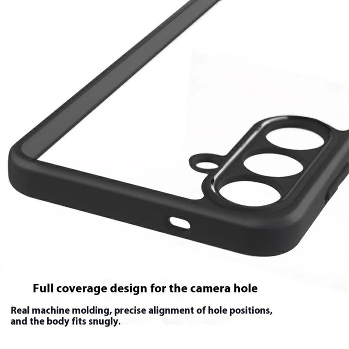 For Samsung Galaxy S25 FE Case Shockproof PC + TPU Clear Back Phone Cover - 6