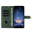 For Samsung Galaxy S24 Ultra Leather Case Solid Color Phone Wallet Cover - Green - 2