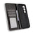 For TECNO Spark 40 Pro+ 4G Leather Case Wallet Stand Retro Texture Phone Cover - Black - 5