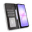 For Samsung Galaxy A08 5G / A08 4G / A07 4G Leather Case Wallet Stand Retro Texture Phone Cover - Black - 6