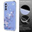 For Samsung Galaxy S25 FE Case Butterfly Floral Pattern Printing TPU Phone Back Cover - Violets - 6