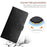 Anti-fall Flip Wallet Cover For Samsung Galaxy A04e 4G PU Leather Imprinted Y-Shaped Lines Phone Case Foldable Stand with Strap - Black - 4