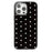 CASEEVO For iPhone 16 Pro Max Case Compatible with MagSafe TPU Acrylic Cover with Interchangeable Dots Backplate - Black - 1