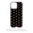 CASEEVO For iPhone 16 Pro Max Case Compatible with MagSafe TPU Acrylic Cover with Interchangeable Dots Backplate - Black - 3