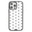 CASEEVO For iPhone 15 Pro Max Case Compatible with MagSafe TPU Acrylic Cover with Interchangeable Dots Backplate - White - 1