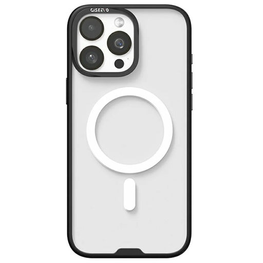 CASEEVO For iPhone 14 Pro Max Case Compatible with MagSafe TPU Acrylic Cover with Interchangeable Dots Backplate - White - 2