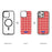 CASEEVO For iPhone 15 Pro Max Case Compatible with MagSafe TPU Acrylic Magnetic Phone Cover with Detachable Grid Backplate - Red - 4