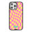 CASEEVO For iPhone 15 Pro Case Compatible with MagSafe TPU Acrylic Magnetic Phone Cover with Detachable Grid Backplate - Yellow / Pink - 1