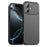 IPAKY For iPhone 17 Case Shockproof PC+TPU Matte Phone Cover - Black - 1