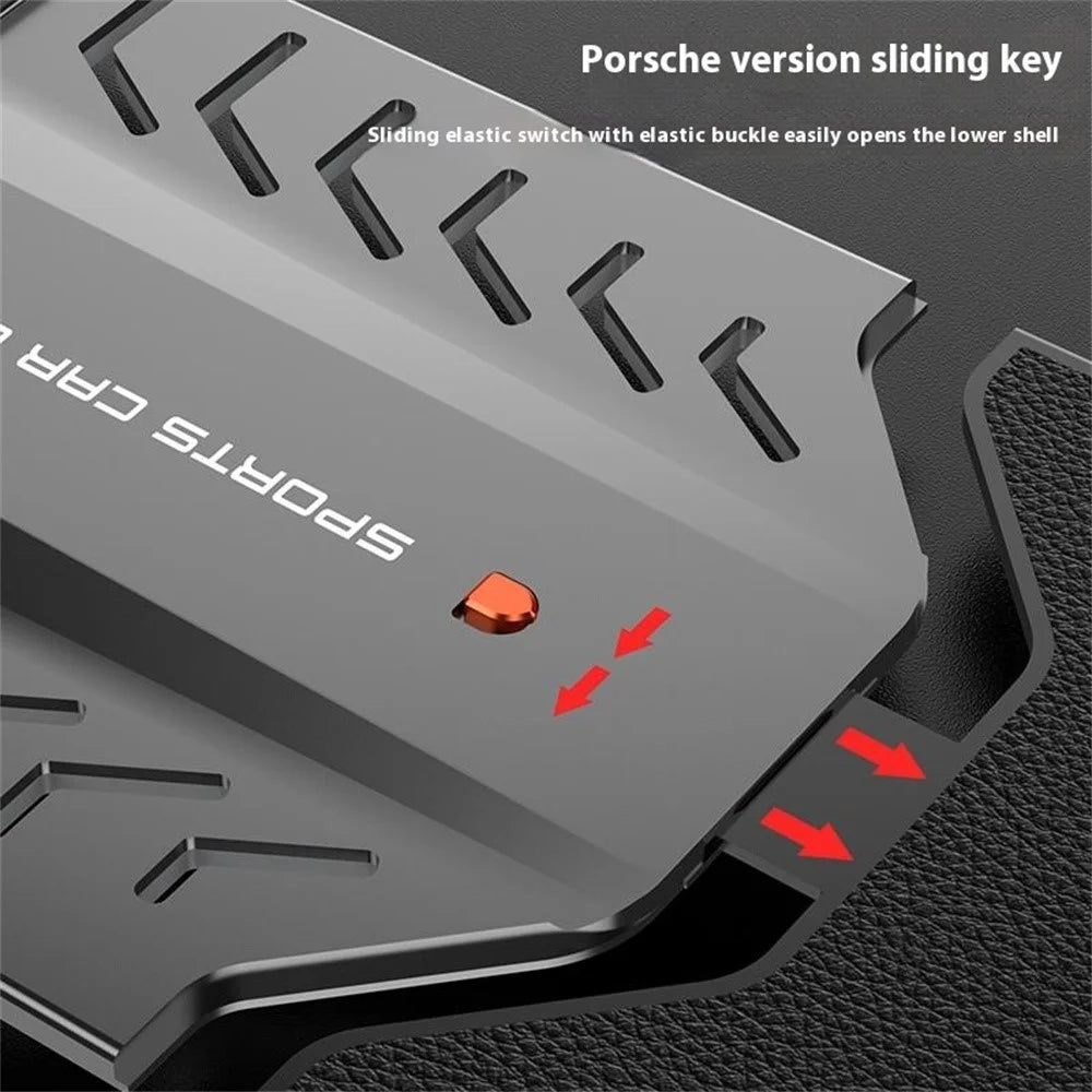 DYONG Metal Case for ZTE nubia Red Magic 10 Pro 5G / 10 Pro+ 5G Snap-Open Design Heat Dissipation Shockproof Phone Cover - Titanium Silver - 7