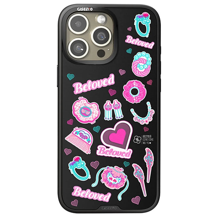 CASEEVO For iPhone 15 Pro Magnetic Case Compatible with MagSafe TPU Acrylic Phone Cover with Detachable Backplate - Beloved Tale - 1