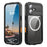 REDPEPPER For iPhone 17 IP68 Waterproof Case Clear Back Phone Cover Compatible with MagSafe - Black - 2