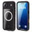 REDPEPPER For iPhone Air IP68 Waterproof Case Clear Back Phone Cover Compatible with MagSafe - Black - 1