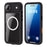 REDPEPPER For iPhone Air IP68 Waterproof Case Clear Back Phone Cover Compatible with MagSafe - Black - 2