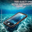 REDPEPPER For iPhone Air IP68 Waterproof Case Clear Back Phone Cover Compatible with MagSafe - Black - 4