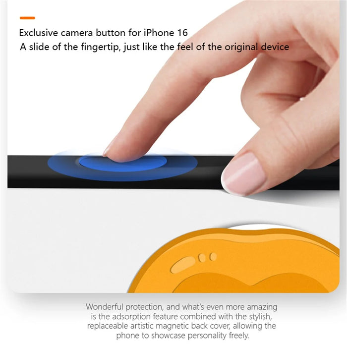 CASEEVO For iPhone 15 Pro Magnetic Case Compatible with MagSafe TPU Acrylic Phone Cover with Lip Pattern Back Panel - Han Dynasty - 7