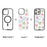 CASEEVO For iPhone 14 Pro Case Compatible with MagSafe TPU Acrylic Phone Cover with Interchangeable Back Panel - Butterfly - 2