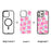 CASEEVO For iPhone 15 Pro Case Compatible with MagSafe TPU Acrylic Phone Cover with Interchangeable Back Panel - Vermilion Bird - 2