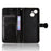 For TECNO Spark 40C Wallet Case Dot Pattern Imprint PU Leather Phone Cover with Wrist Strap - Black - 2