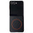 For Samsung Galaxy Z Flip7 5G Magnetic Case Leather + PC Phone Cover - Black - 1