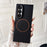 For Samsung Galaxy Z Fold7 5G Magnetic Case Leather + PC Phone Cover - Black - 1