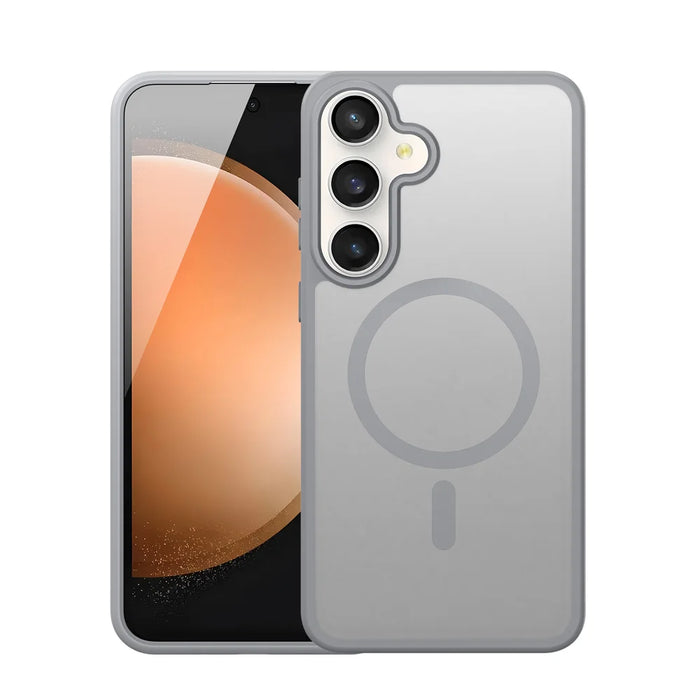 DUX DUCIS For Samsung Galaxy S25 FE Case  Yind Series PC+TPU Phone Cover Magnetic Case - Grey - 1