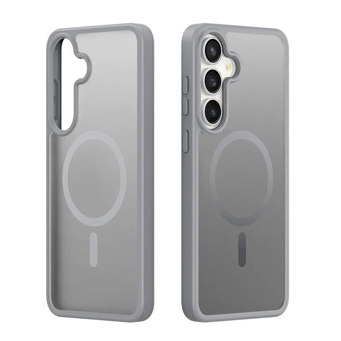 DUX DUCIS For Samsung Galaxy S25 FE Case  Yind Series PC+TPU Phone Cover Magnetic Case - Grey - 2