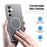 DUX DUCIS For Samsung Galaxy S25 FE Case  Yind Series PC+TPU Phone Cover Magnetic Case - Grey - 5
