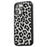 CASEEVO For iPhone 15 Pro Case Compatible with MagSafe TPU Acrylic Phone Cover with Detachable Leopard Backplate - Black / White - 2