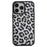 CASEEVO For iPhone 16 Pro Max Case Compatible with MagSafe TPU Acrylic Phone Cover with Detachable Leopard Backplate - Black / White - 1