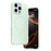 For iPhone 16 Pro Case Compatible with MagSafe Ice-Transparent Liquid Silicone + PC Phone Cover - Green - 1