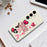 For Samsung Galaxy S25+ Case Pink Elements Pattern Printing Straight Edge TPU Phone Back Cover - Beige - 6