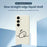 For Samsung Galaxy S25+ Case Stick Figure Pattern Printing Straight Edge TPU Phone Back Cover - Beige - 2