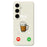 For Samsung Galaxy S25+ Case Beer Pattern Printing Straight Edge TPU Phone Back Cover - Beige - 1