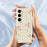 For Samsung Galaxy S25+ Case Flowers and Grass Pattern Printing Straight Edge TPU Phone Back Cover - Beige - 4