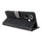 For vivo V60 5G Case Wallet RFID Blocking PU Leather Phone Cover Stand with Strap - Black - 4