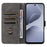 For Infinix Hot 60 Pro 4G X6885 Case Wallet RFID Blocking PU Leather Phone Cover Stand with Strap - Black - 2