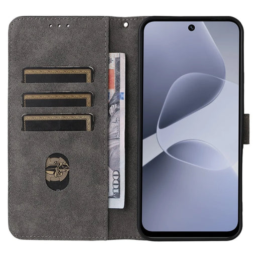 For Infinix Hot 60 Pro 4G X6885 Case Wallet RFID Blocking PU Leather Phone Cover Stand with Strap - Black - 2