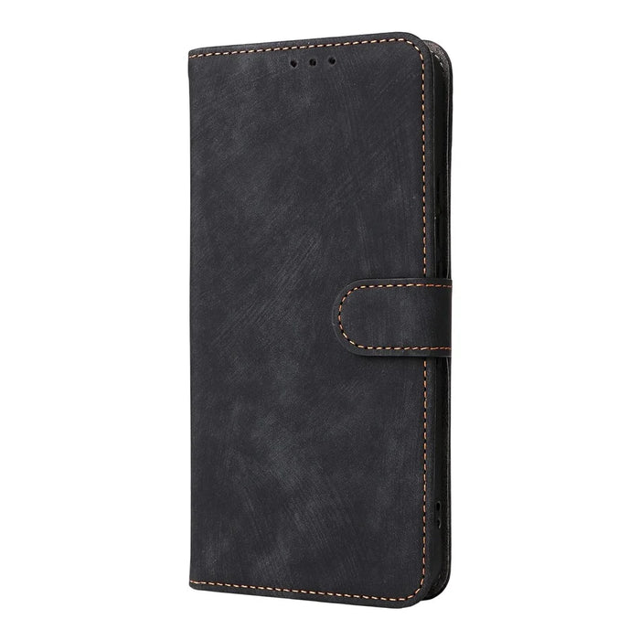 For Infinix Hot 60 Pro 4G X6885 Case Wallet RFID Blocking PU Leather Phone Cover Stand with Strap - Black - 6