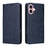 For iPhone 17 Case RFID Blocking PU Leather Phone Wallet Cover - Blue - 1