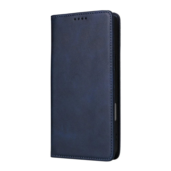 For iPhone 17 Case RFID Blocking PU Leather Phone Wallet Cover - Blue - 7