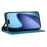 For iPhone 18 Pro / 17 Pro Case RFID Blocking PU Leather Phone Wallet Cover - Peacock Blue - 3