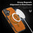 For iPhone 17 Case Compatible with MagSafe RFID Blocking Card Holder Leather Phone Cover - Brown - 4