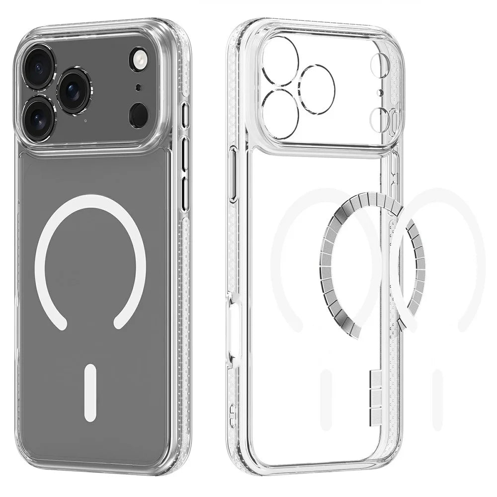 DUX DUCIS Clin Series for iPhone 17 Pro Case PC + TPU Clear Magnetic Phone Cover Compatible with MagSafe - 1