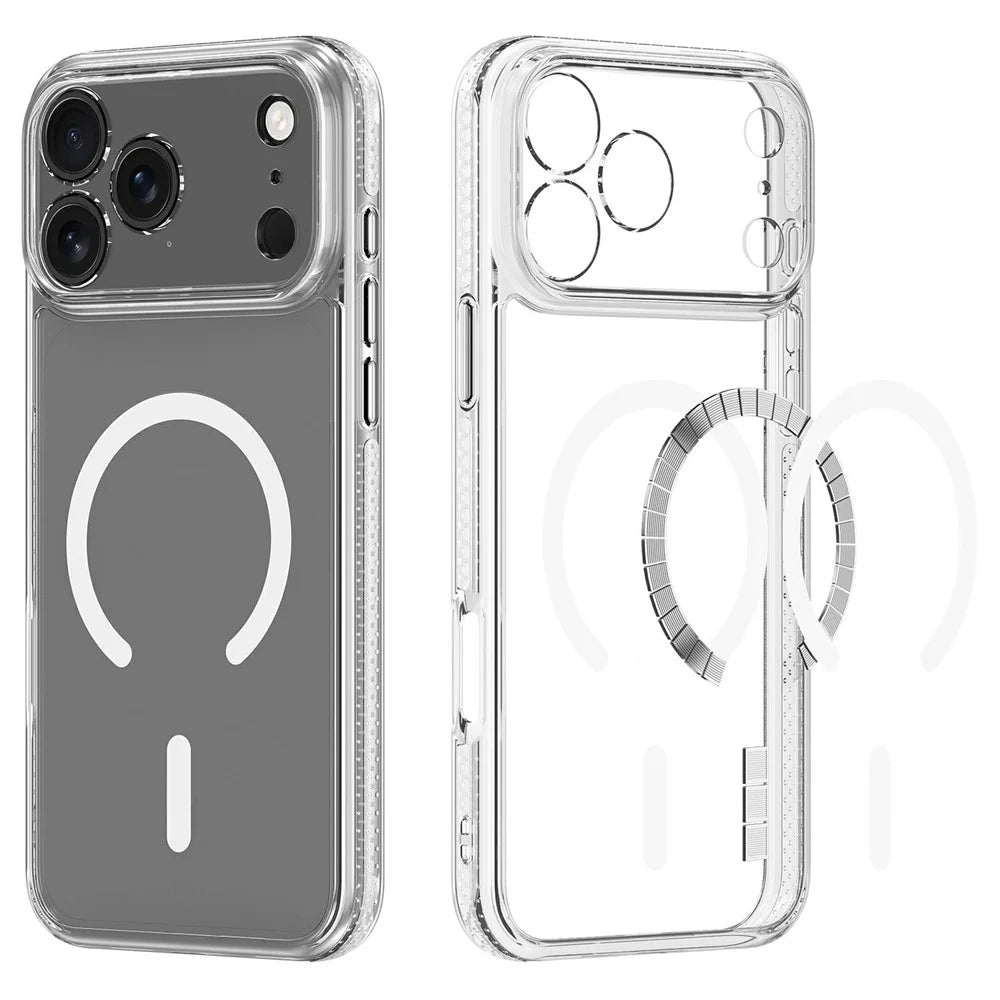DUX DUCIS Clin Series for iPhone 17 Pro Max Case PC + TPU Clear Magnetic Phone Cover Compatible with MagSafe - 1