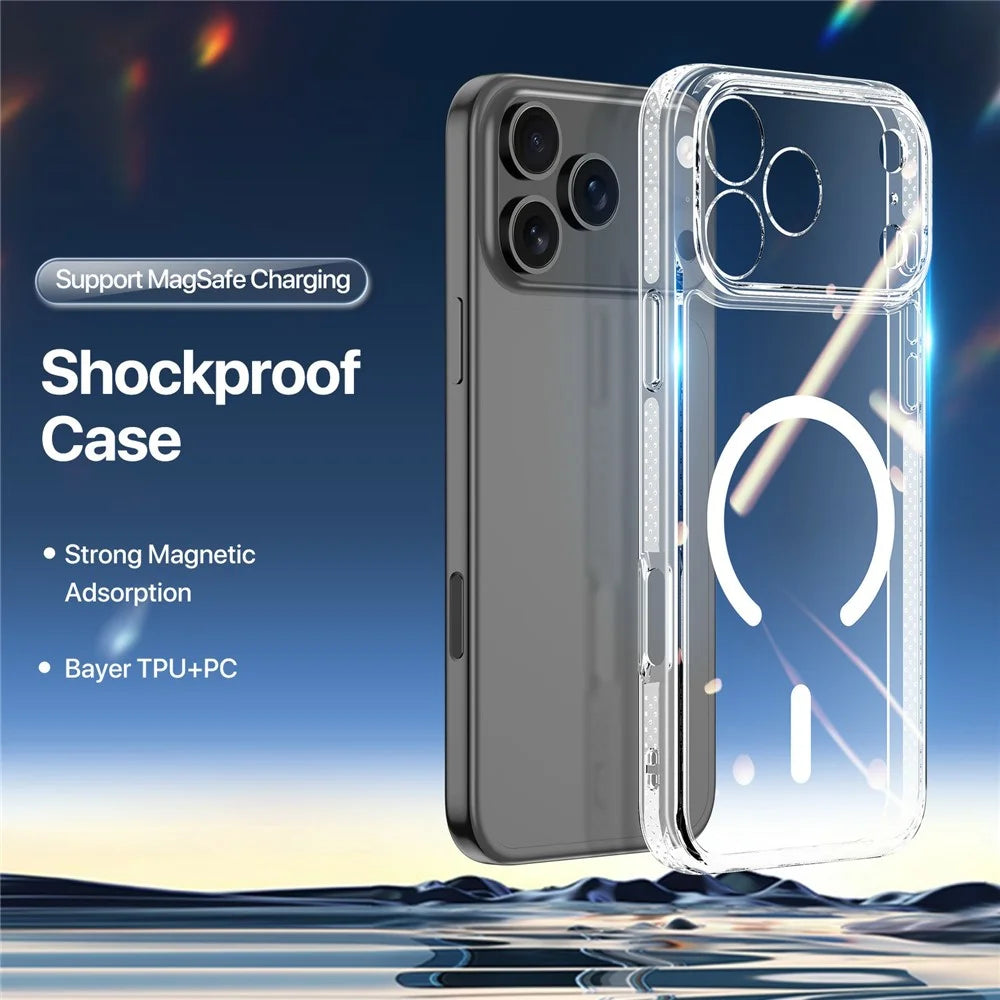 DUX DUCIS Clin Series for iPhone 17 Pro Max Case PC + TPU Clear Magnetic Phone Cover Compatible with MagSafe - 4