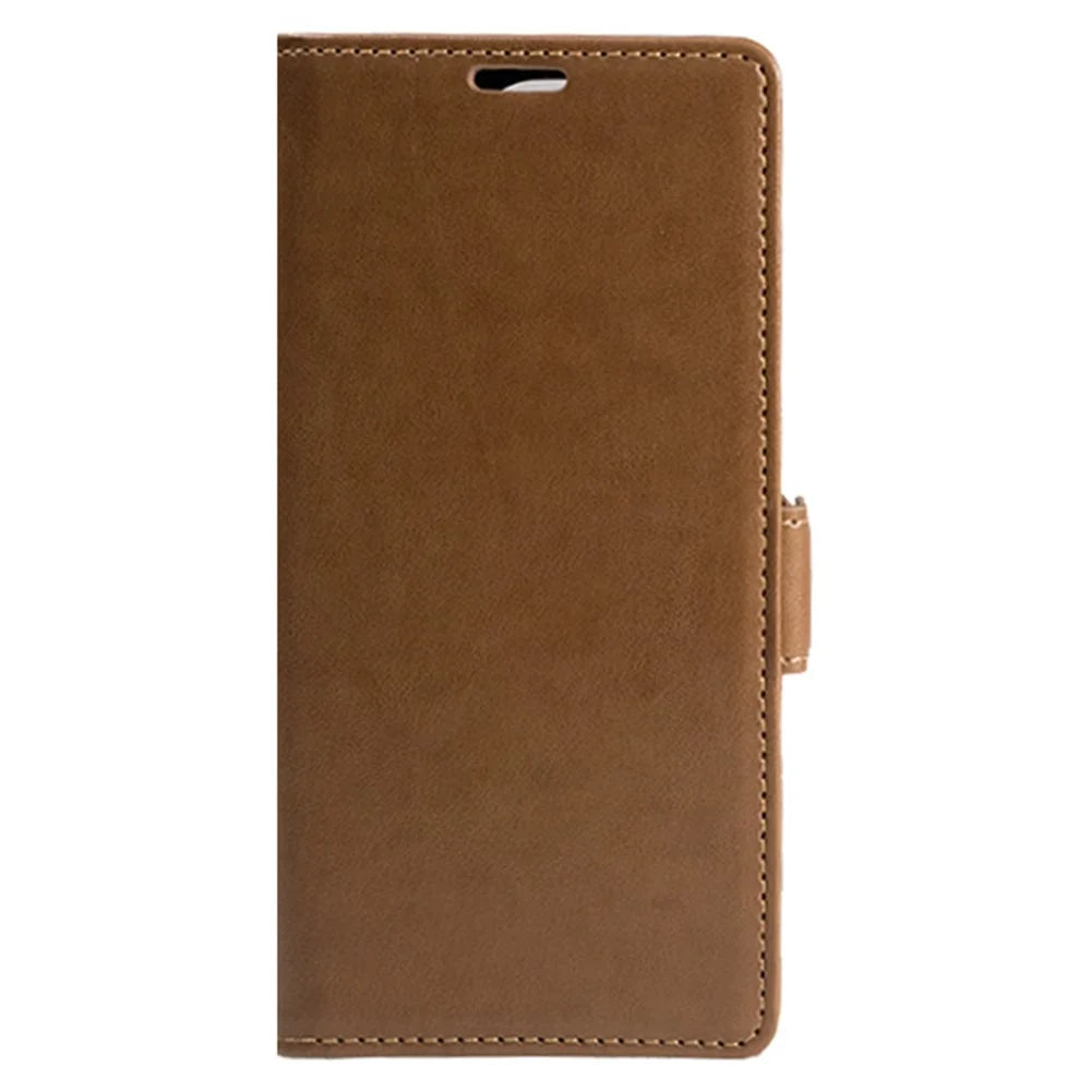 For iPhone 15 Pro Max Case Compatible with MagSafe Wallet Stand Leather Flip Phone Cover - Dark Brown - 6
